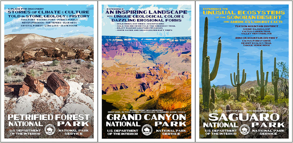 Why These WPA-Style Posters are the Next Best Thing to Visiting Arizona's National Parks!