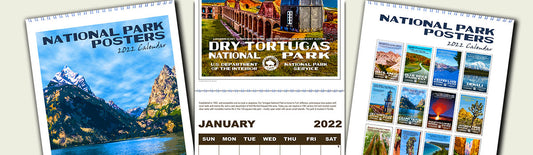 2022 National Park Posters Calendar