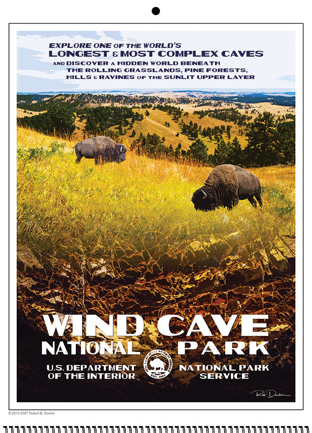 National Park Posters Calendar