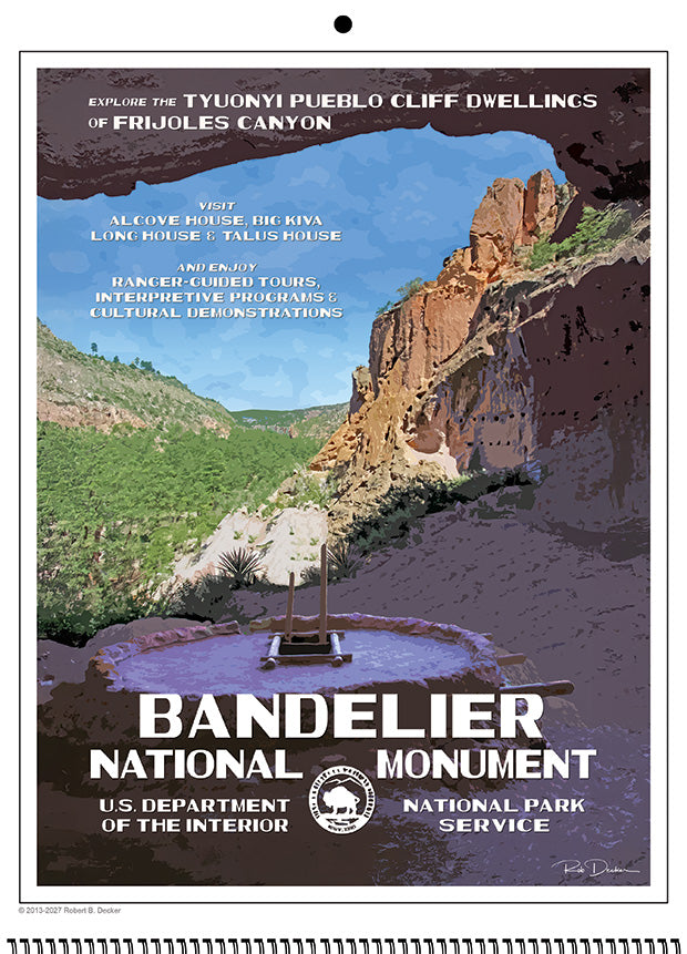 National Park Posters Calendar