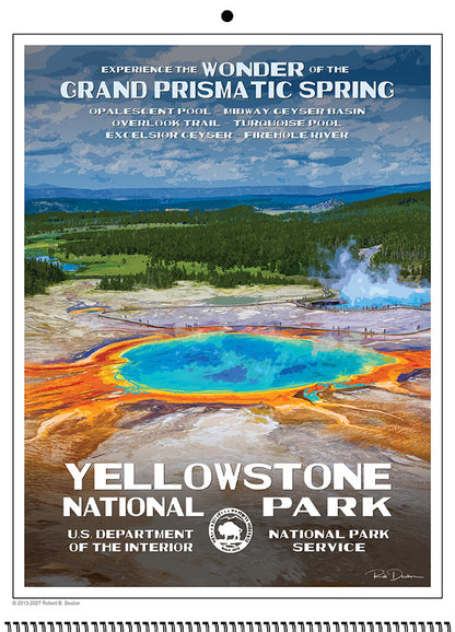 National Park Posters Calendar