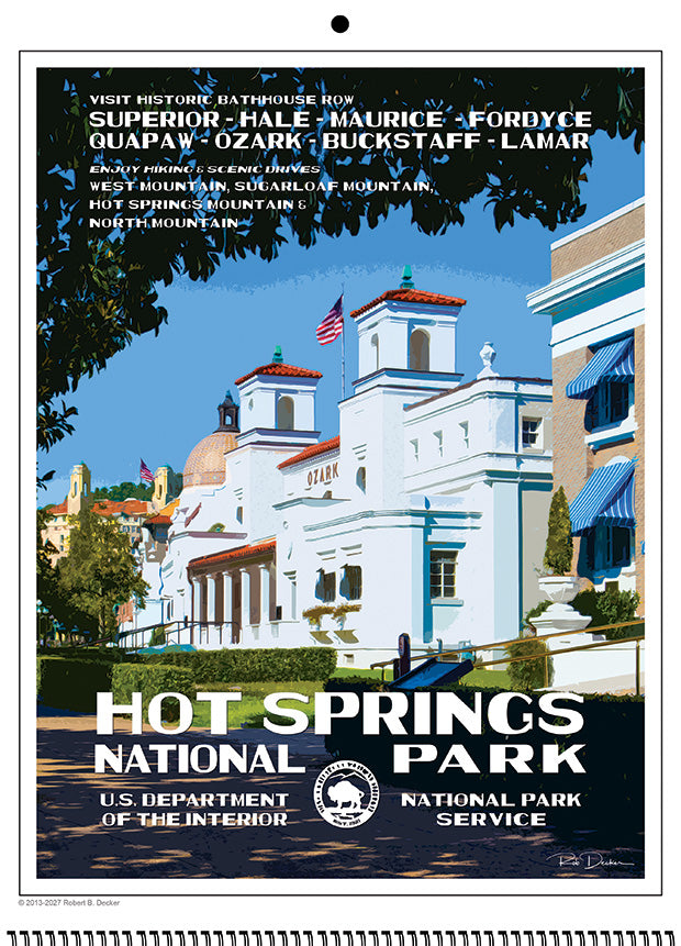 National Park Posters Calendar