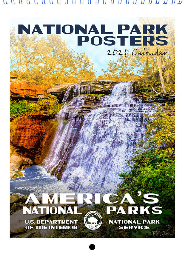 National Park Posters 2025 Calendar