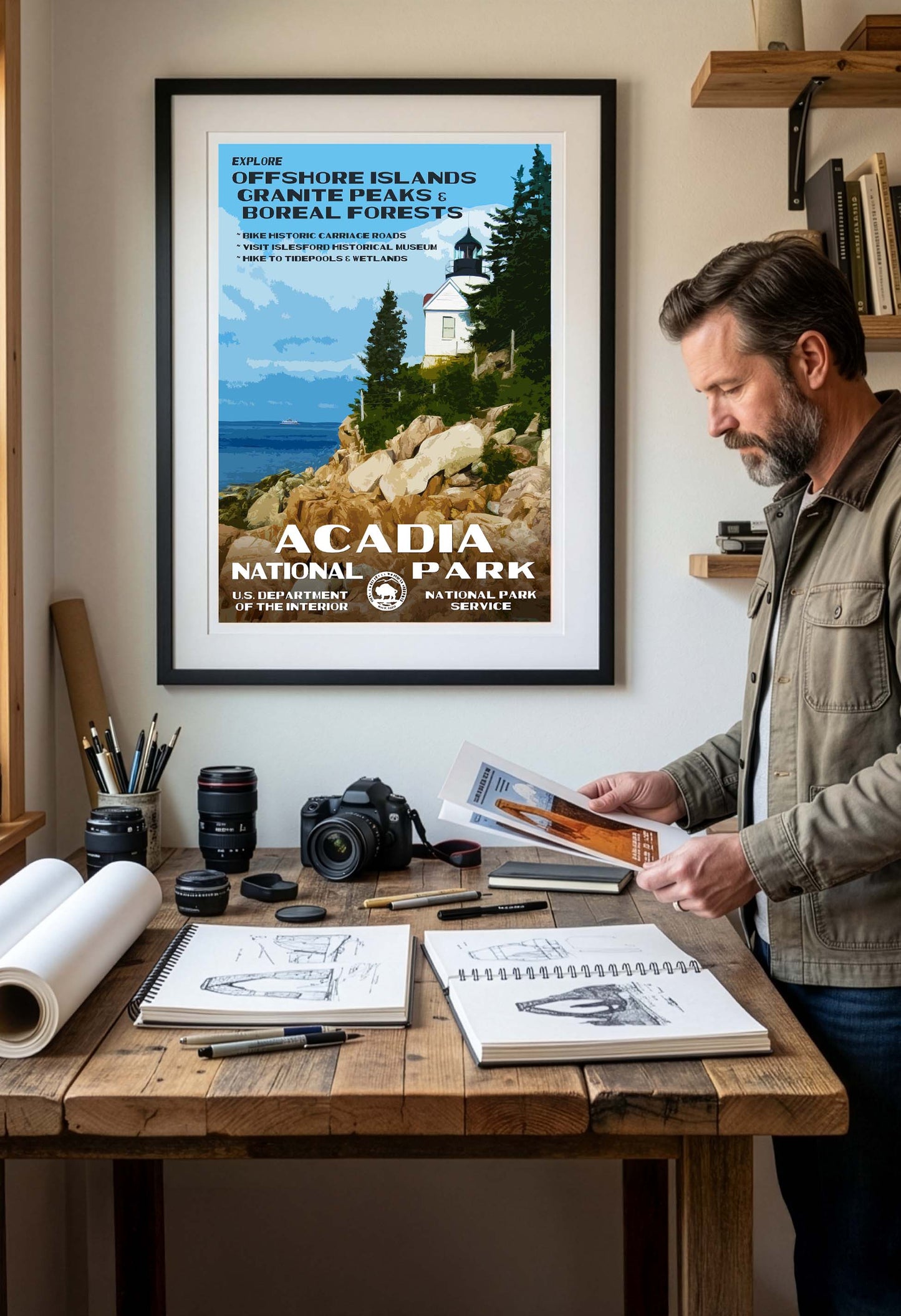 Acadia National Park Poster