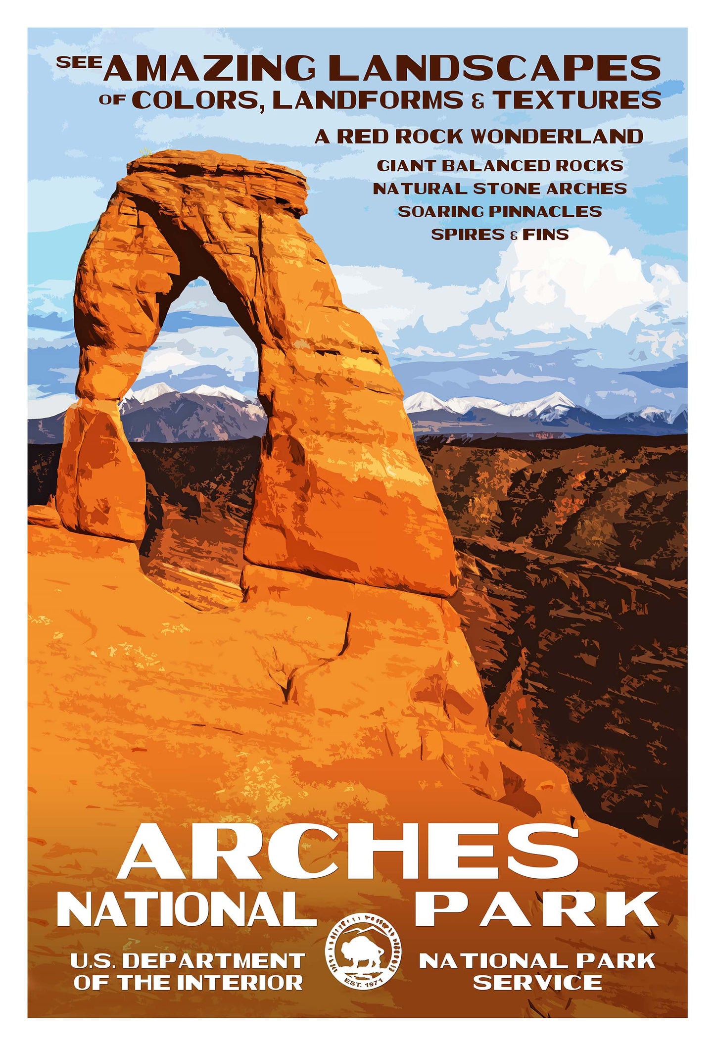 Arches National Park Poster