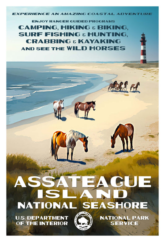 Assateague Island National Seashore Poster