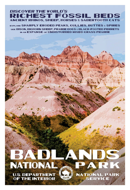 Badlands National Park Poster