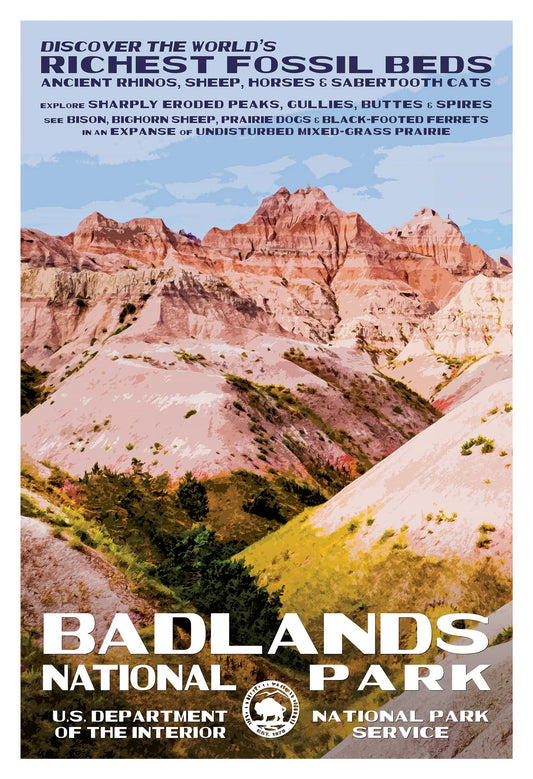 Badlands National Park Poster