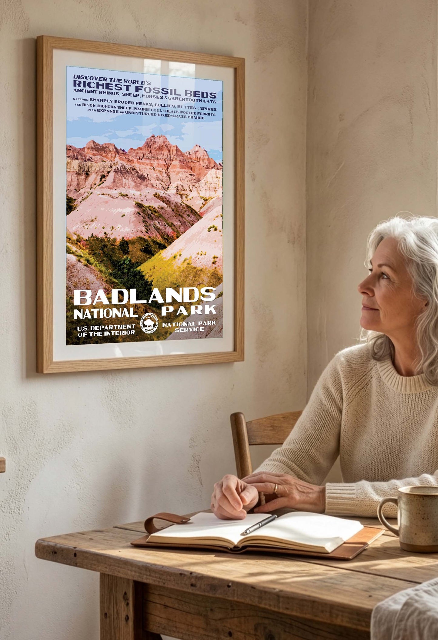 Badlands National Park Poster