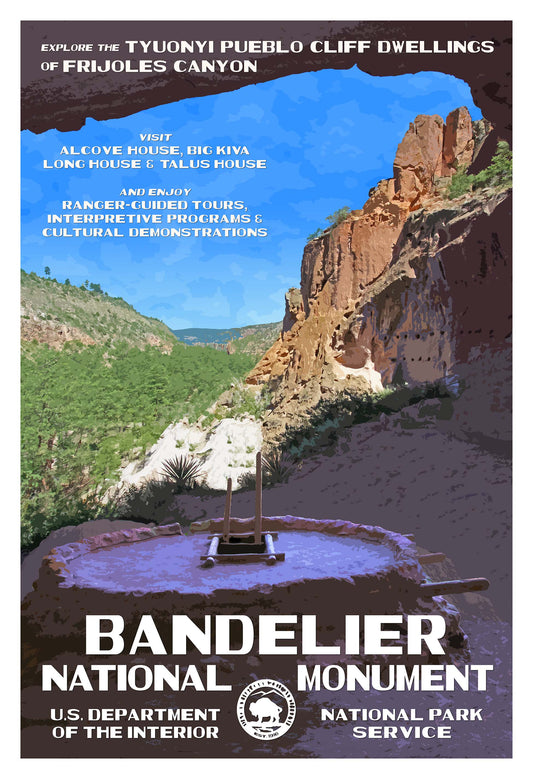 Bandelier National Monument Poster