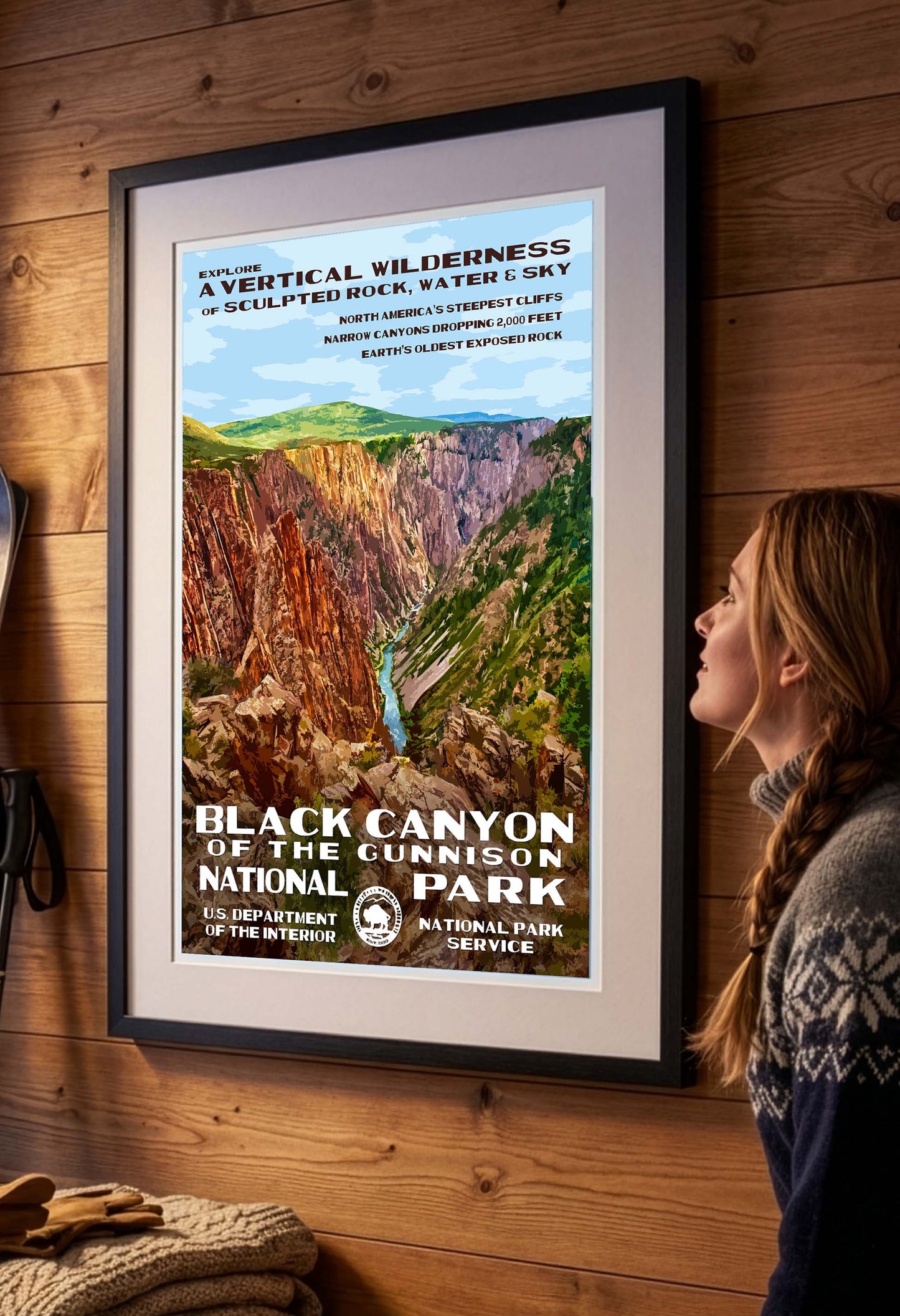 Black Canyon of the Gunnison National Park Poster