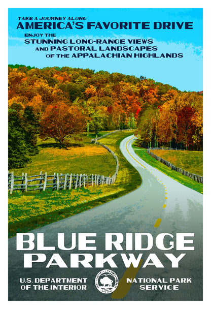 Blue Ridge Parkway Poster