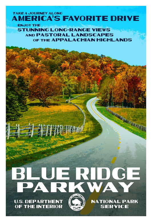 Blue Ridge Parkway Poster