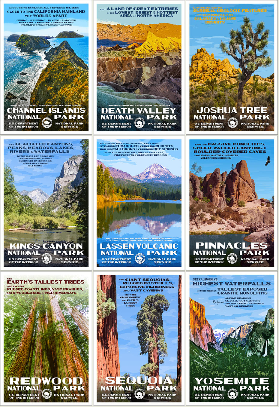 National Parks of California