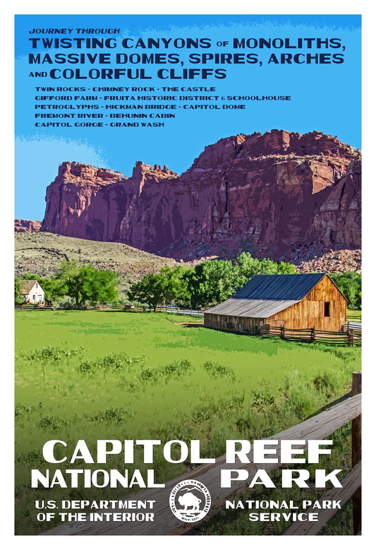 Capitol Reef National Park Poster