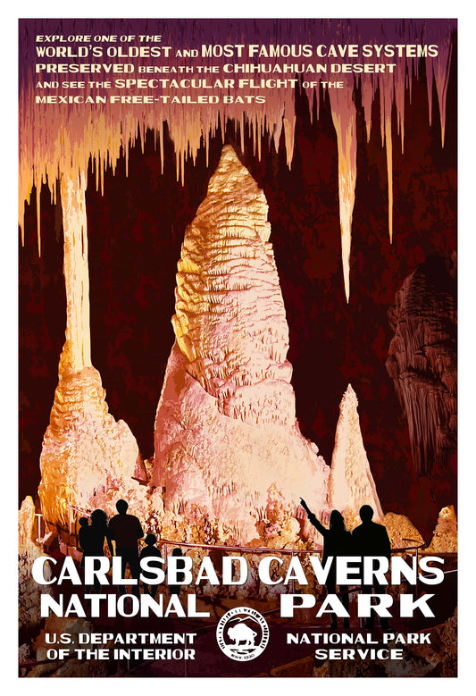 Carlsbad Caverns National Park Poster
