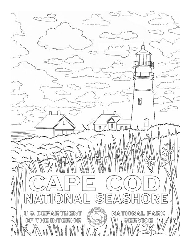 National Park Posters Coloring Book