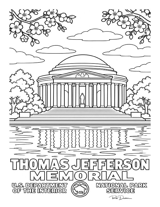 2027 National Park Posters Coloring Book