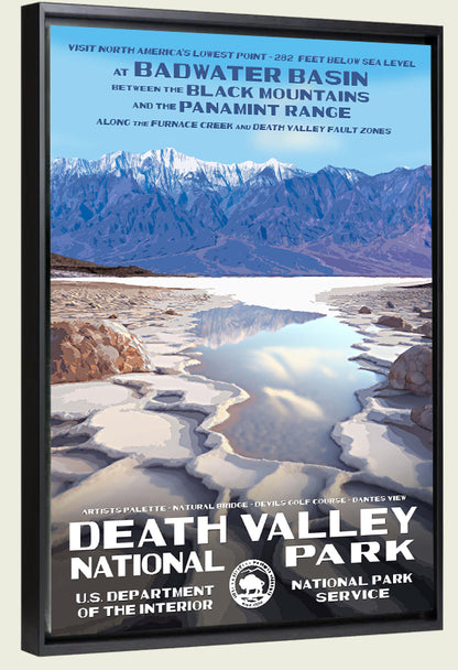 Death Valley National Park - Badwater Basin - Canvas Print