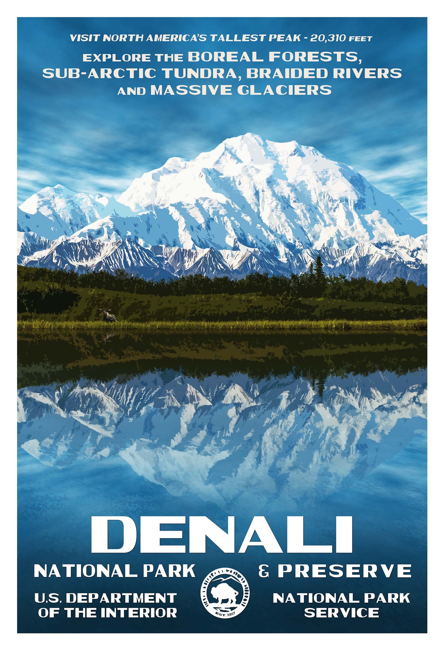Denali National Park & Preserve Poster