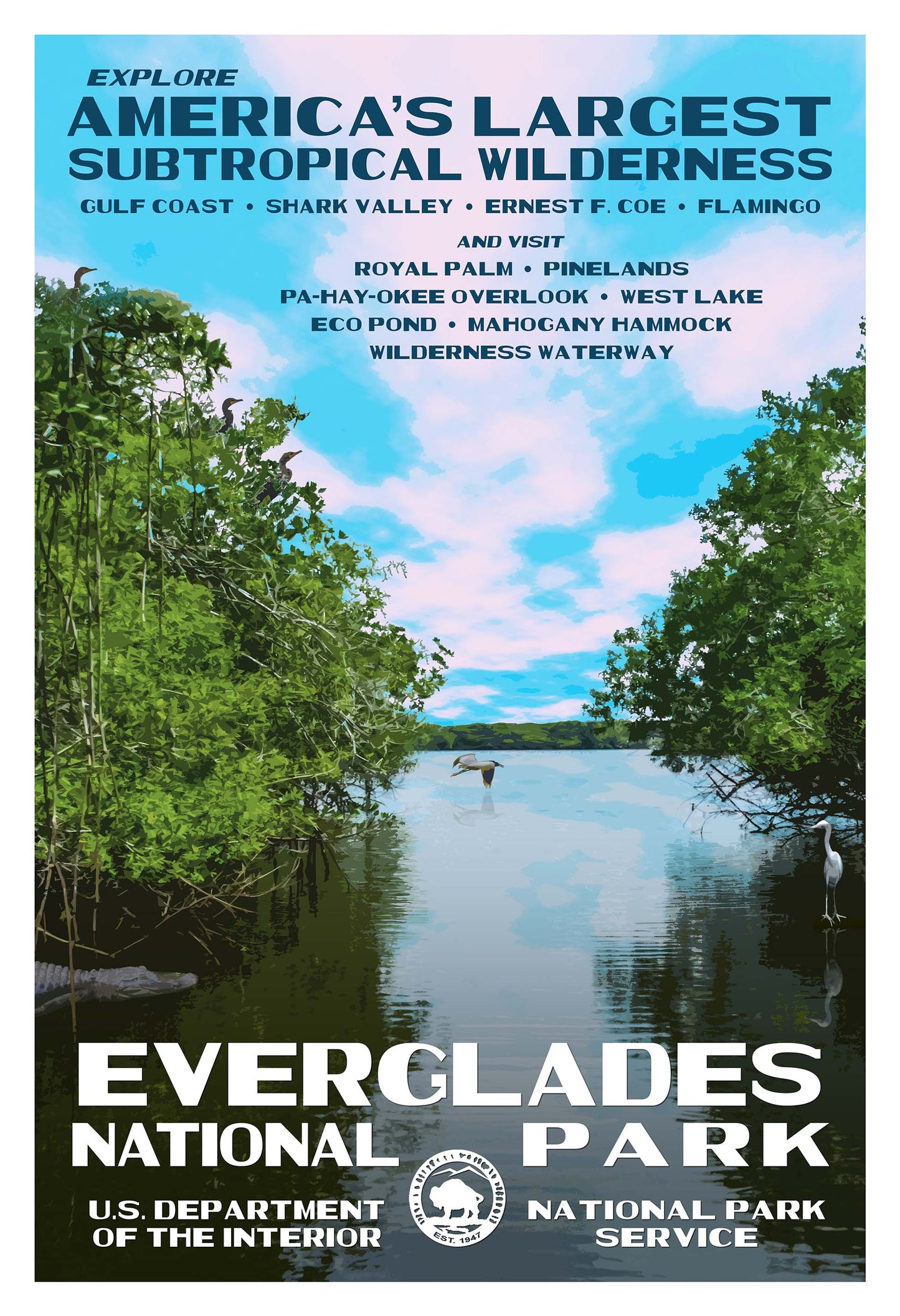 Everglades National Park Poster
