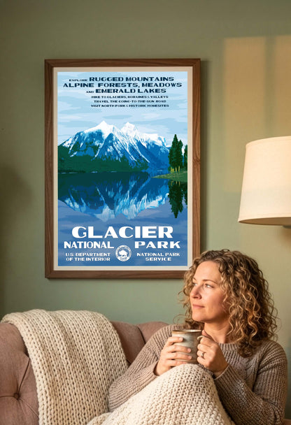 Glacier National Park Poster