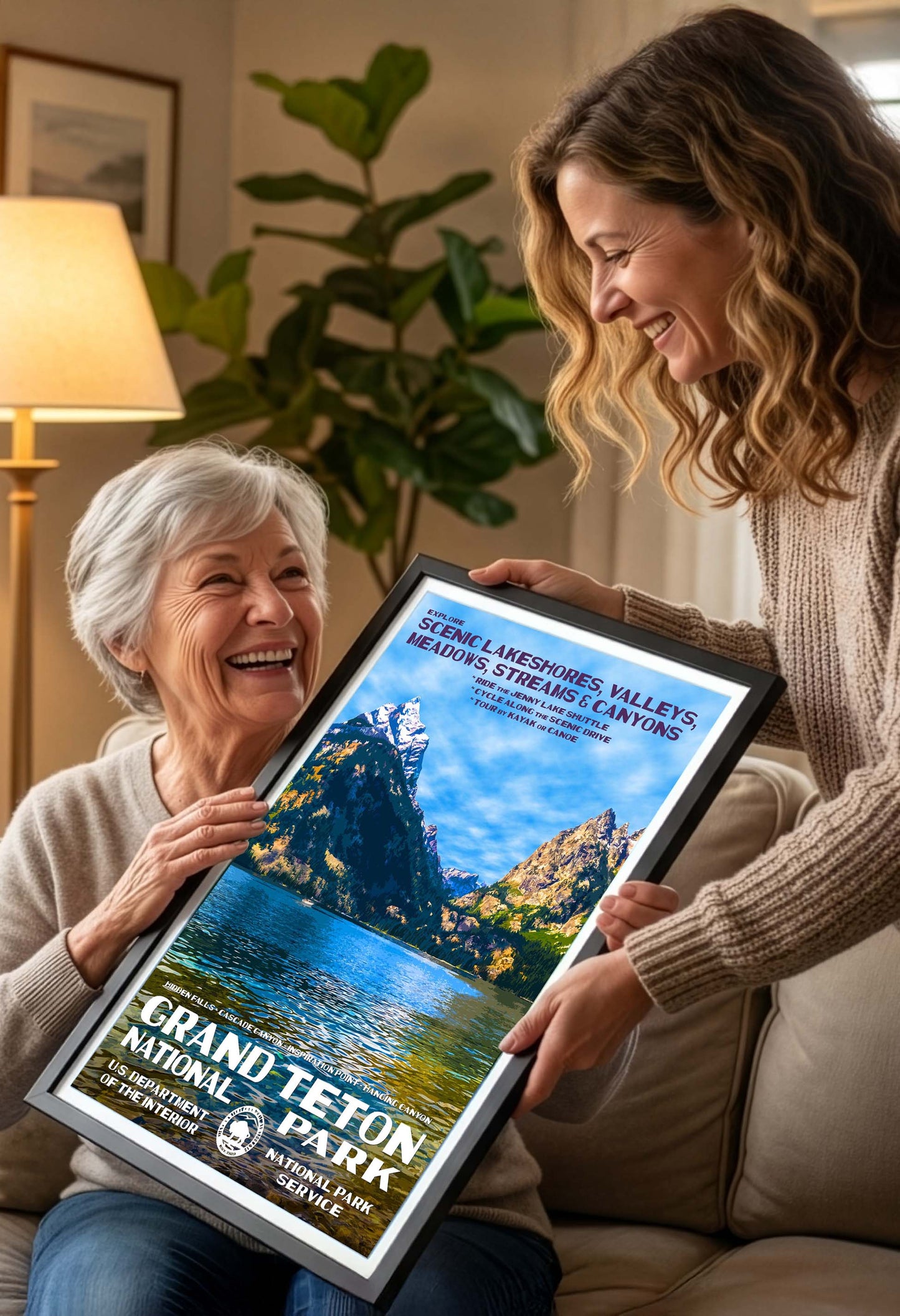 Grand Teton National Park Poster - Jenny Lake