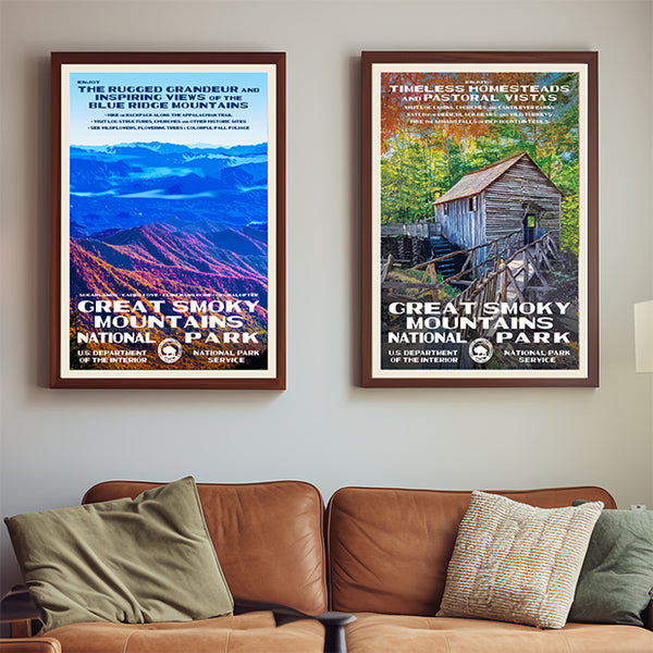Great Smoky Mountains Poster Bundle | Vintage WPA-Style Prints