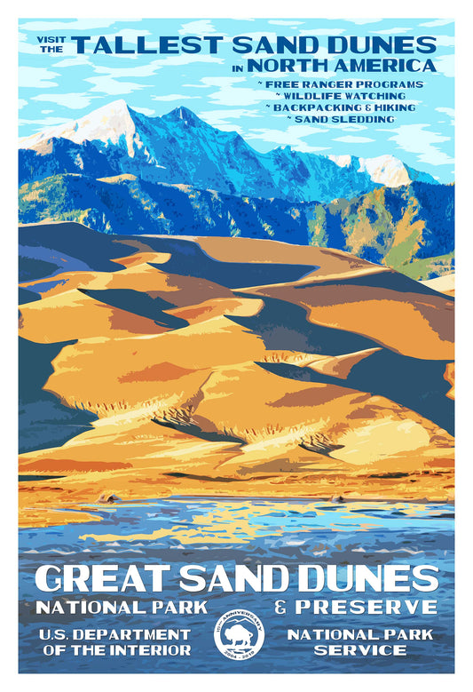 Great Sand Dunes National Park Poster