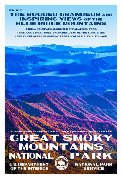 Great Smoky Mountains National Park Poster