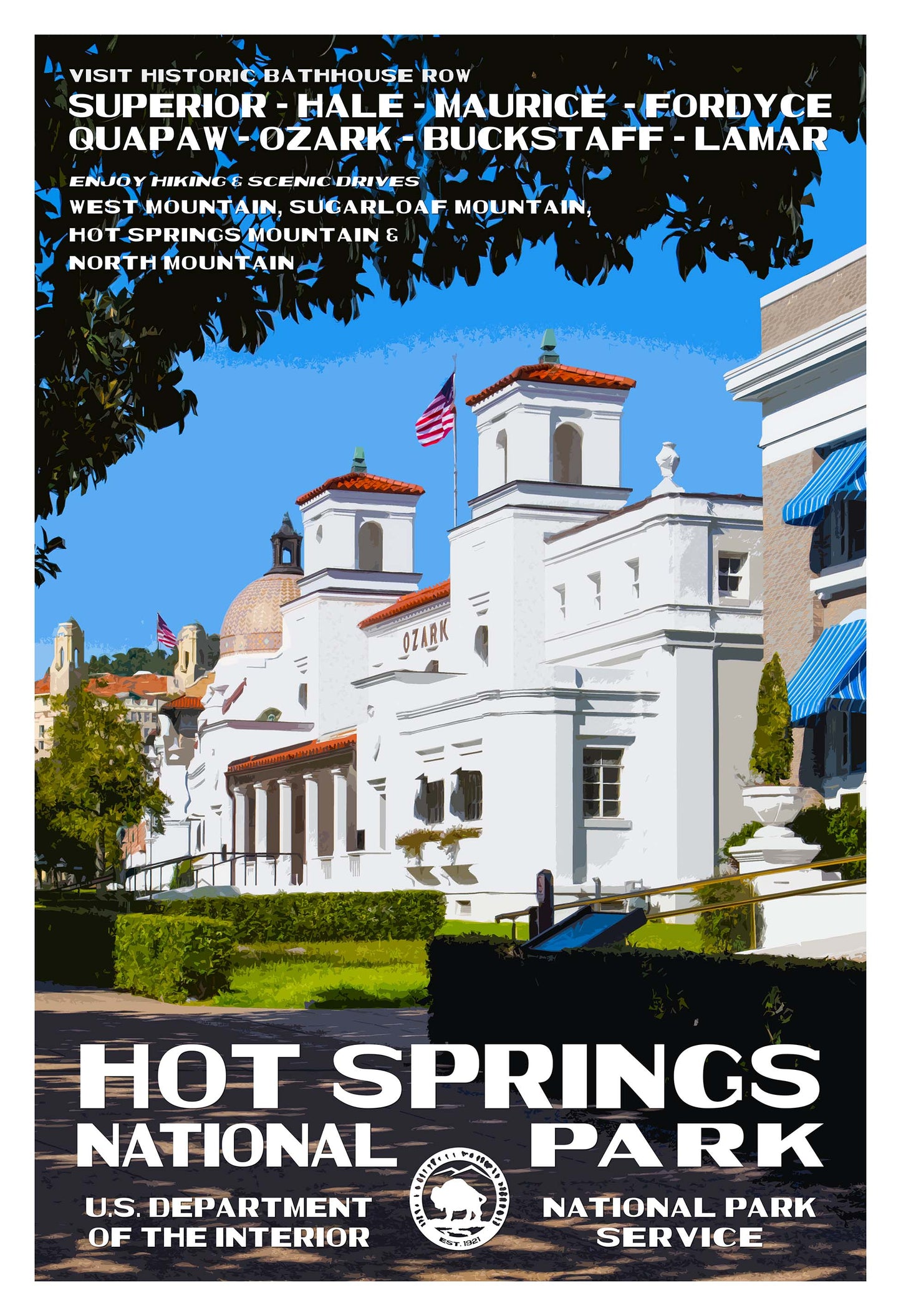 Hot Springs National Park Poster