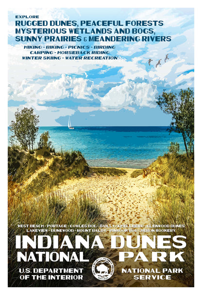 Indiana Dunes National Park Poster