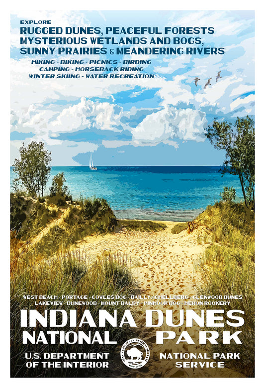 Indiana Dunes National Park Poster