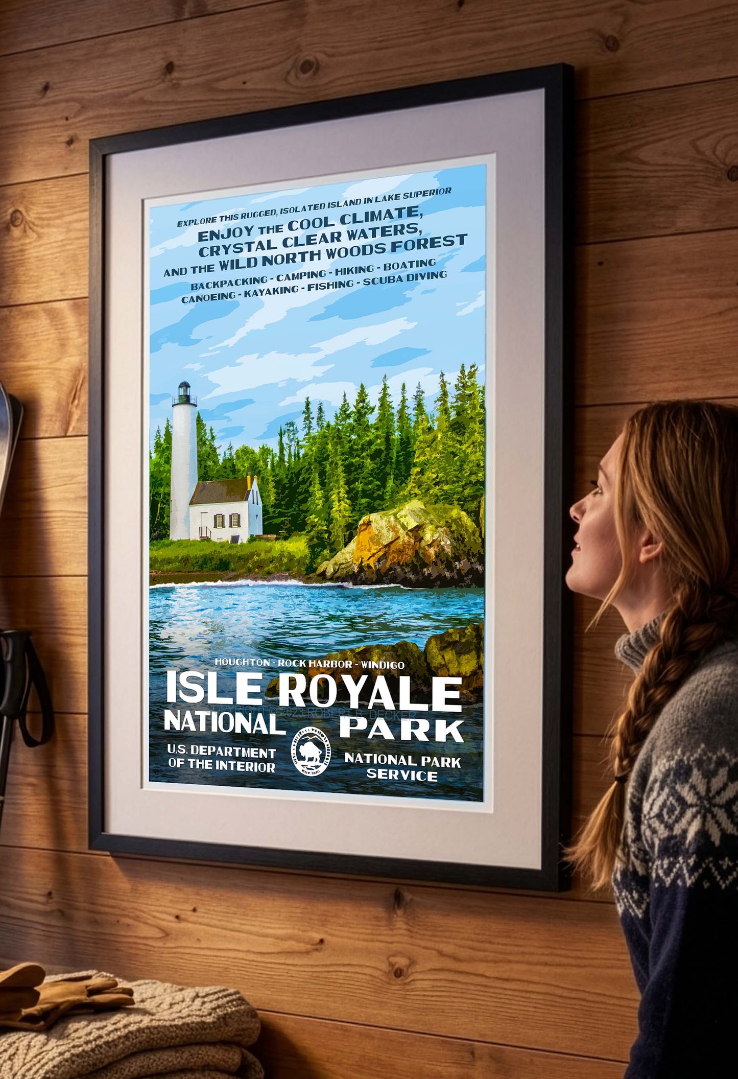 Isle Royale National Park Poster