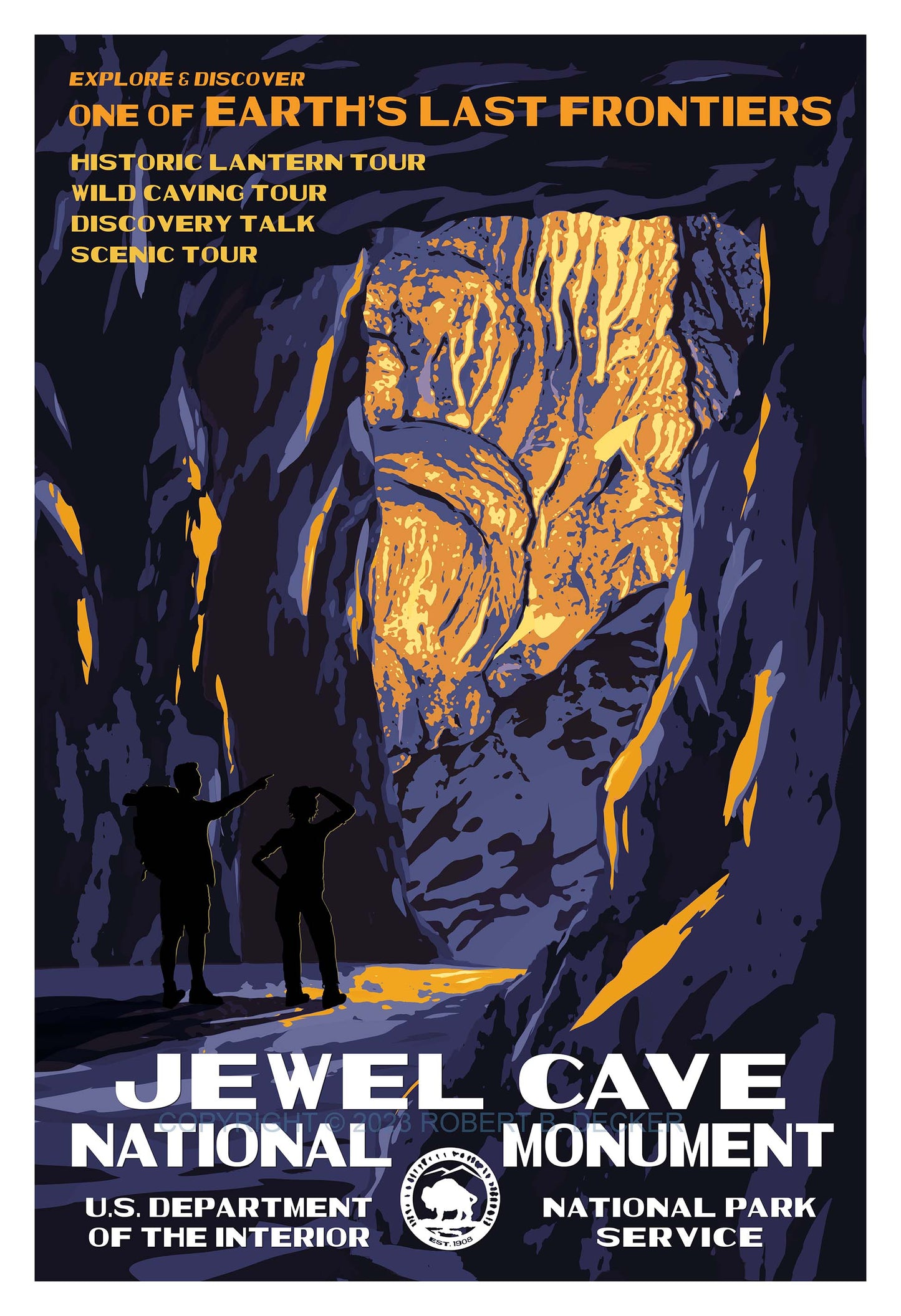 Jewel Cave National Monument Poster
