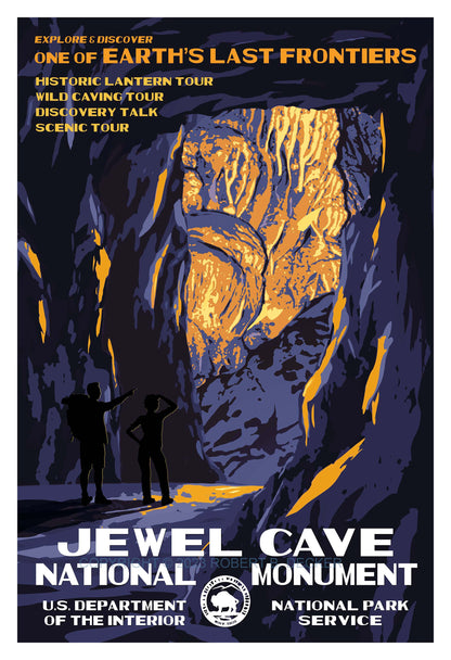 Jewel Cave National Monument Poster