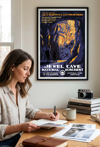 Jewel Cave National Monument Poster