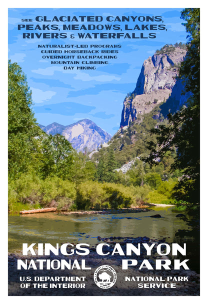 Kings Canyon National Park Poster