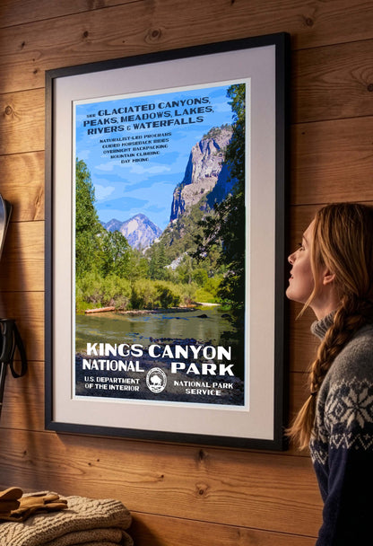 Kings Canyon National Park Poster