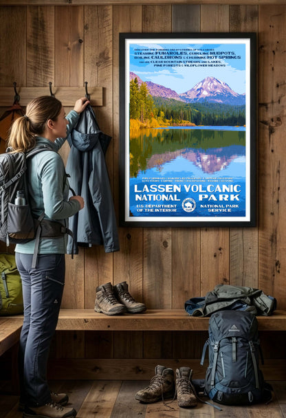Lassen Volcanic National Park Poster