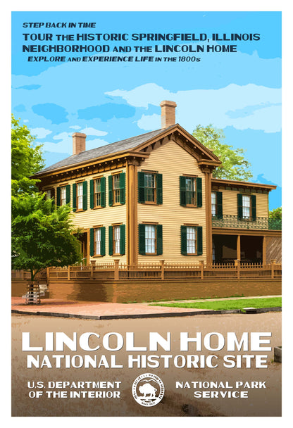 Lincoln Home National Historic Site Poster