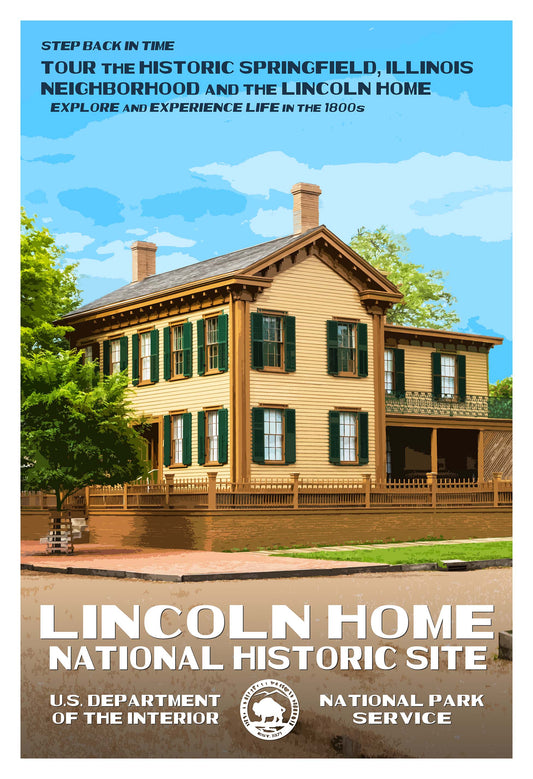 Lincoln Home National Historic Site Poster