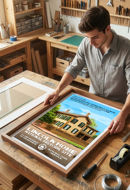 Lincoln Home National Historic Site Poster