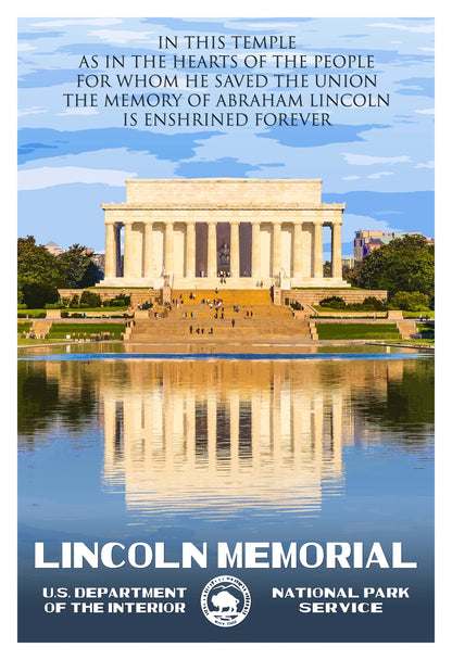 Lincoln Memorial Poster