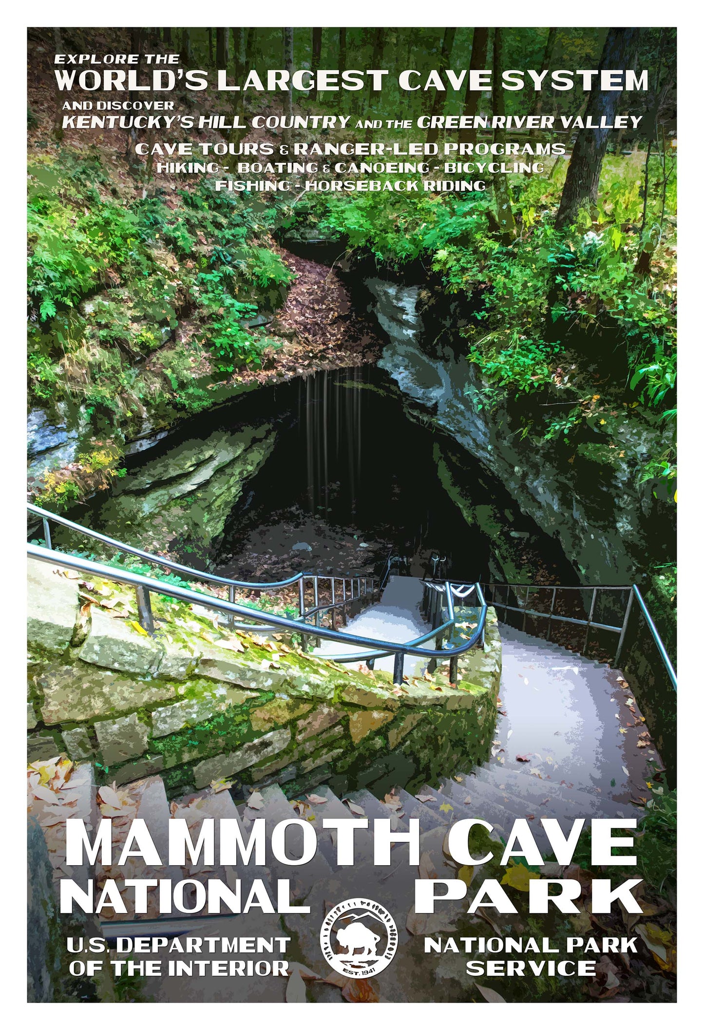 Mammoth Cave National Park Poster