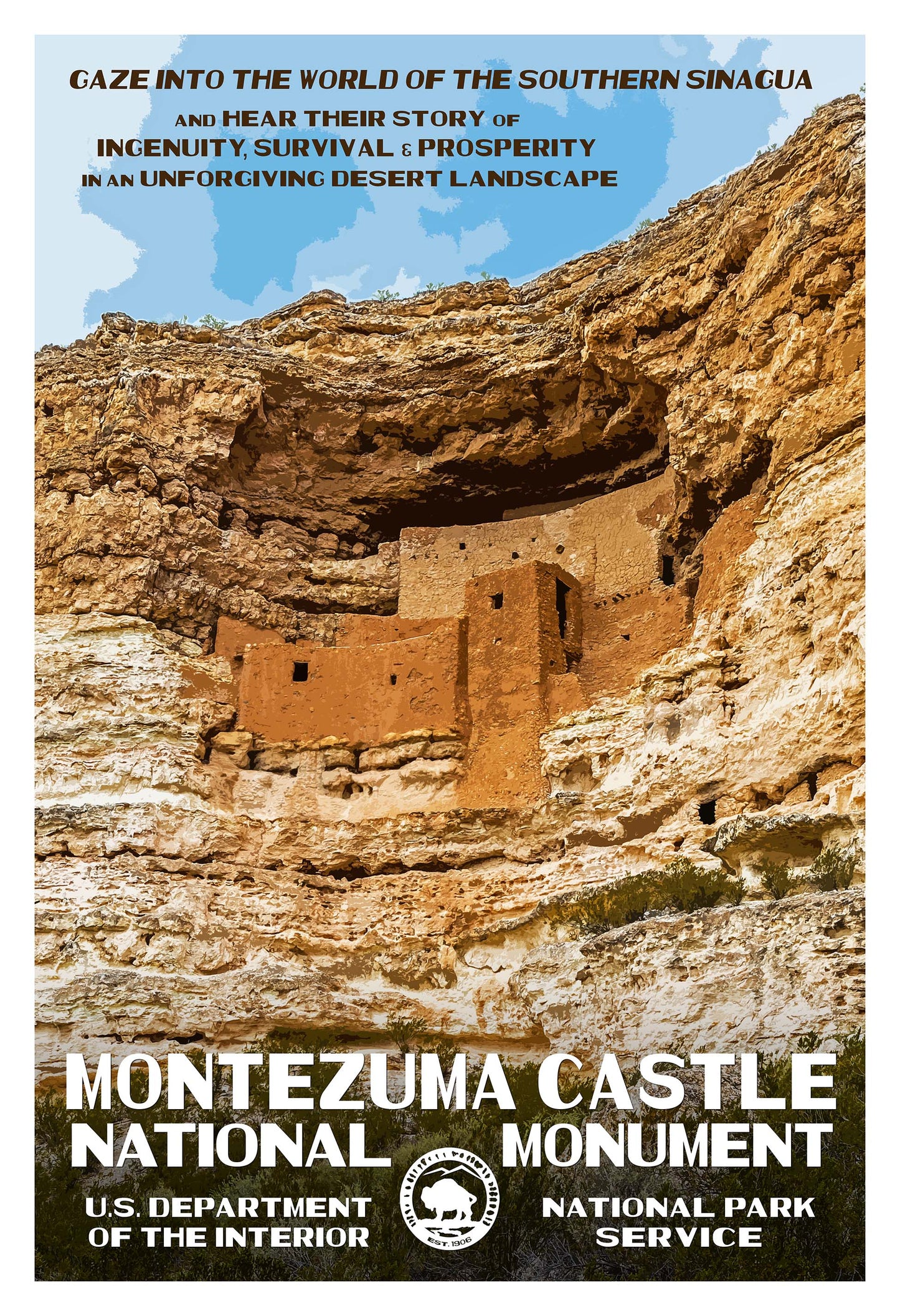 Montezuma Castle National Monument Poster