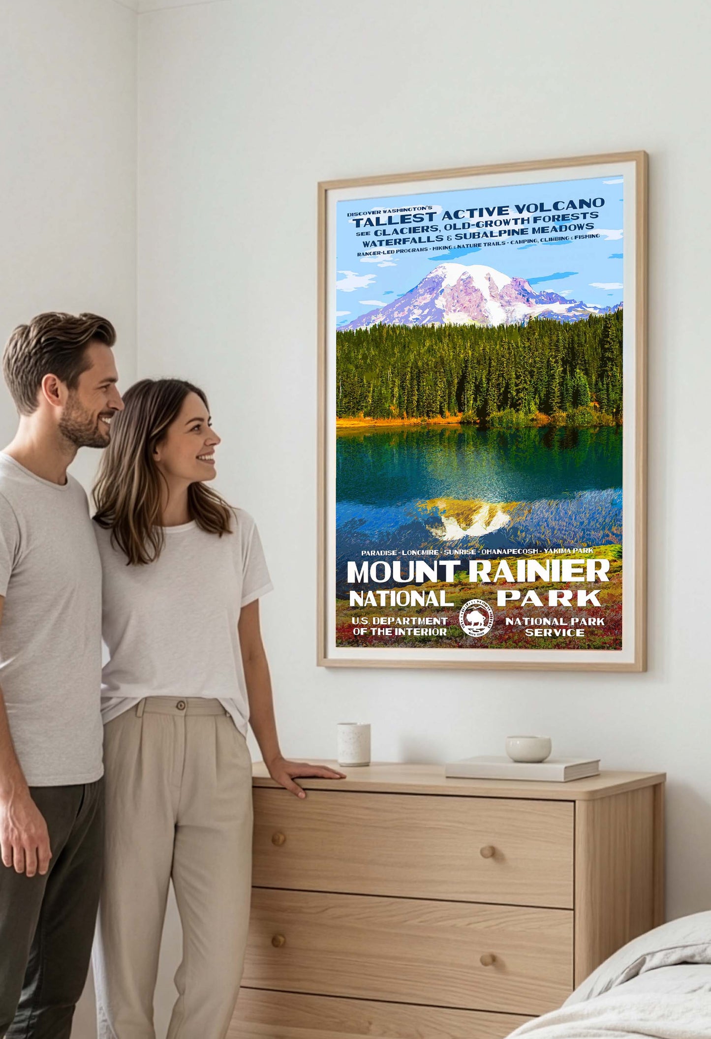 Mount Rainier National Park Poster