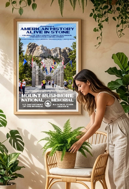 Mount Rushmore National Memorial Poster