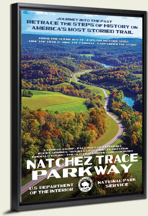 Natchez Trace Parkway Canvas Print