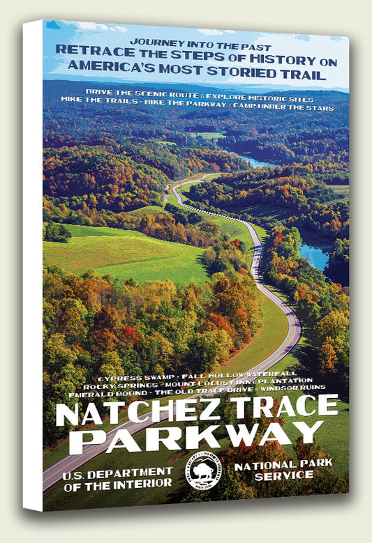 Natchez Trace Parkway Canvas Print